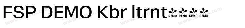 FSP DEMO Kbr ltrnt字体转换 FSP DEMO Kbr ltrnt字体转换